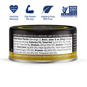 Safe Catch mercury-tested tuna with low mercury and Omega-3 naturally.