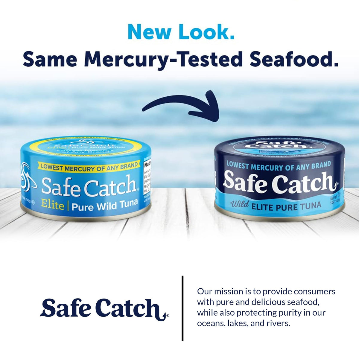 Safe Catch Wild Tuna omega-3-rich, convenient salad ingredient.