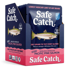 Safe Catch pink salmon ready for meal prep and quick meals