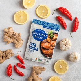Saffron Road Simmer Sauce Sweet & Sour pouch for bright, balanced plates.