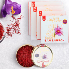 Safi saffron contains no artificial colors for pure flavor and aroma.