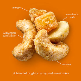 Sahale Madagascar vanilla aroma suggests rich, fragrant finish.