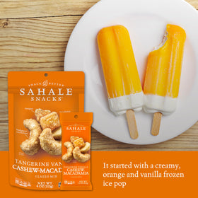 Sahale mango-tangerine fruit chunks showing tropical flavor notes.