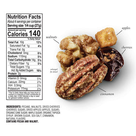 Sahale Non-GMO, Kosher, Gluten-Free certification badge—clean ingredient choice