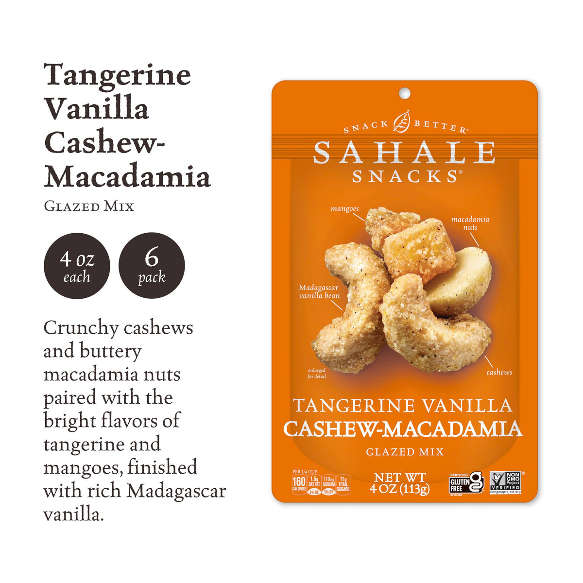 Sahale Snacks cashews macadamias close-up showing crunchy texture and rich flavor
