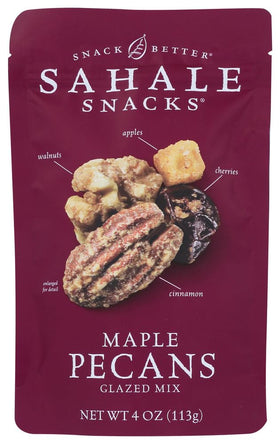 Sahale Snacks Glazed Mix front pack with maple pecans for convenient snacking