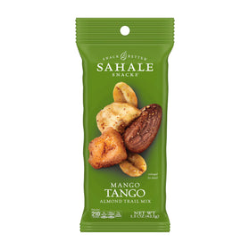 Sahale Snacks Mango Tango Almond Trail Mix hero pouch for on-the-go snacking