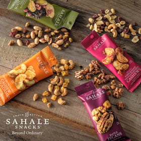 Sahale Snacks on-the-go snack in bag or purse.