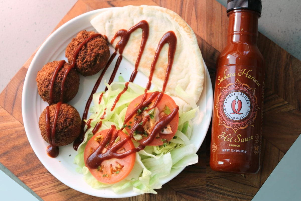 Sahara Harissa sandwich adds a spicy, savory boost.