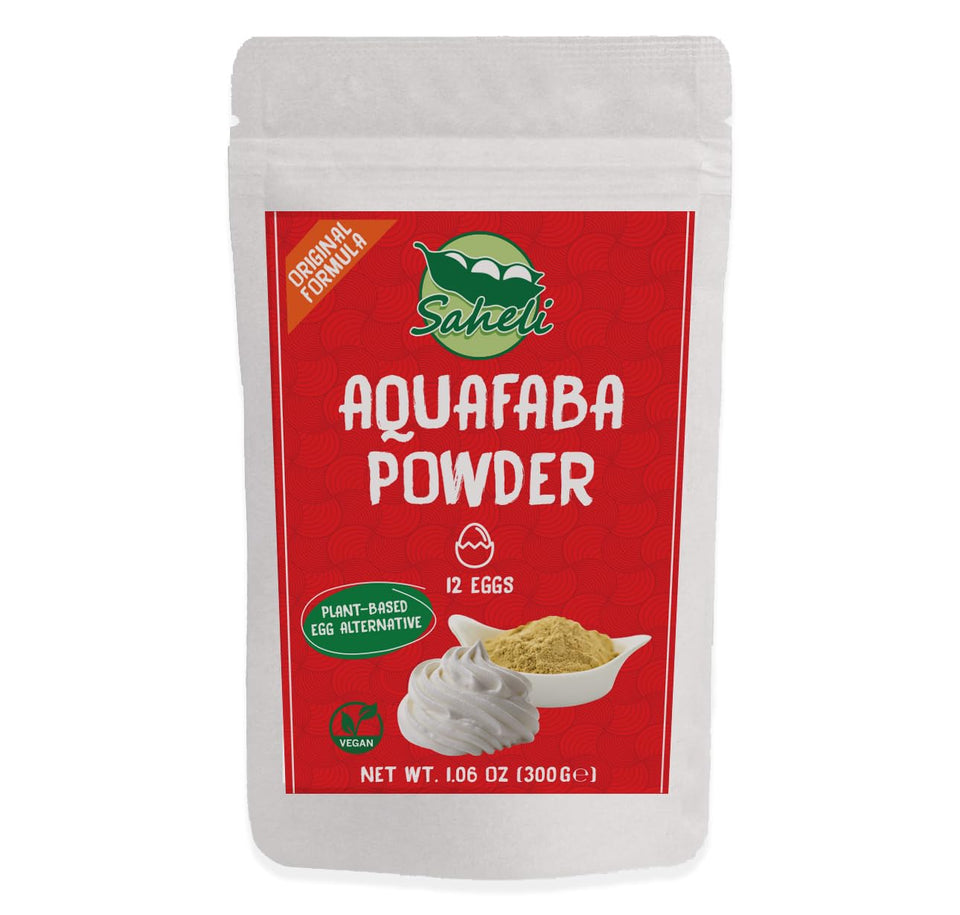 Saheli Aquafaba Powder peaks for vegan baking and cocktails.