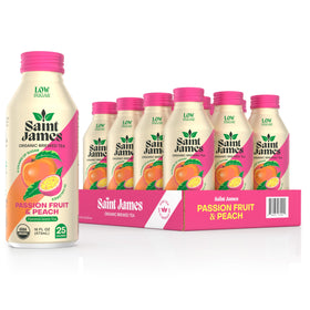 Saint James Iced Tea aluminum packaging preserves freshness and is recyclable