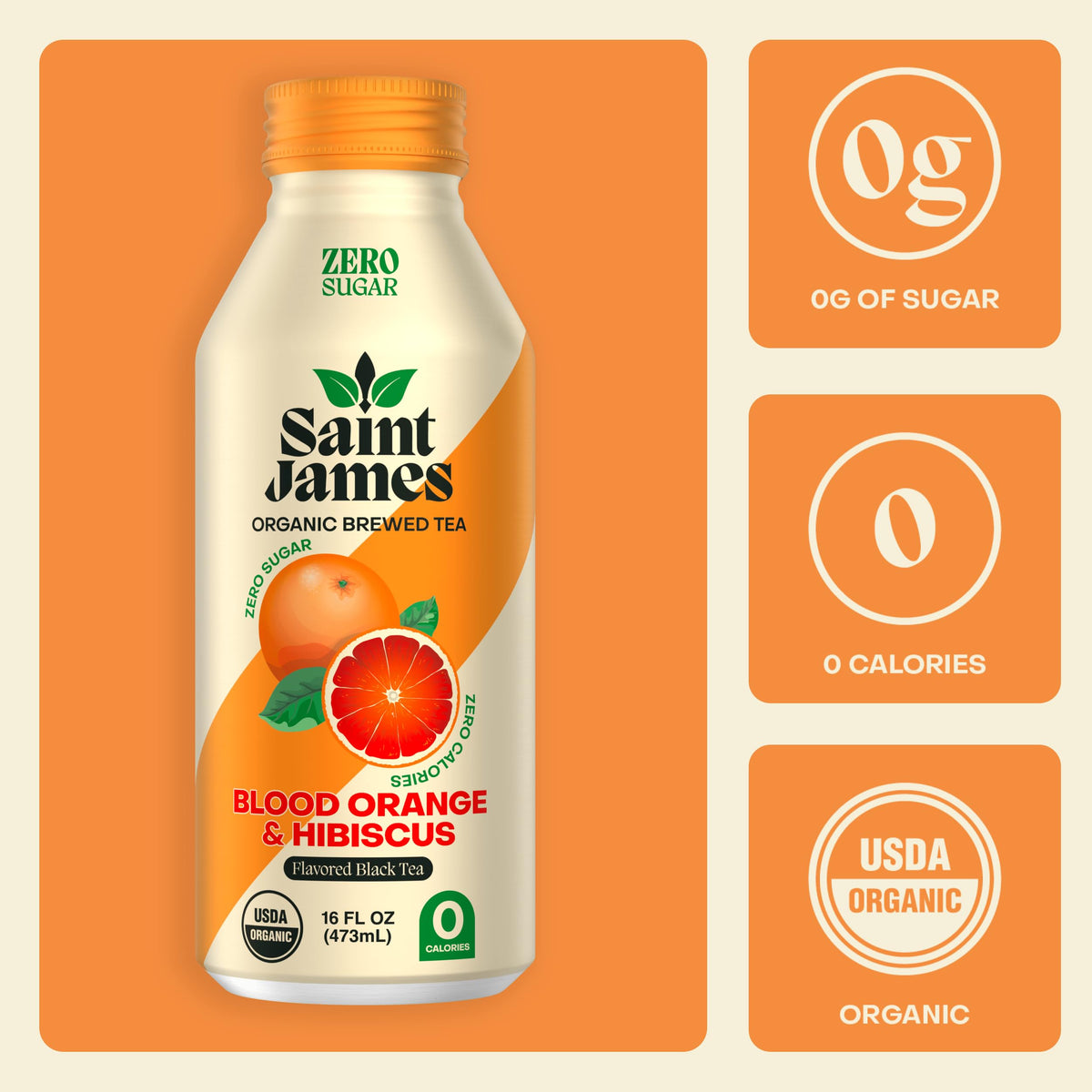Saint James Iced Tea glass pour ready to chill and sip.
