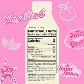 Aluminum packaging from Saint James Juicy Couture highlights eco-friendly freshness.