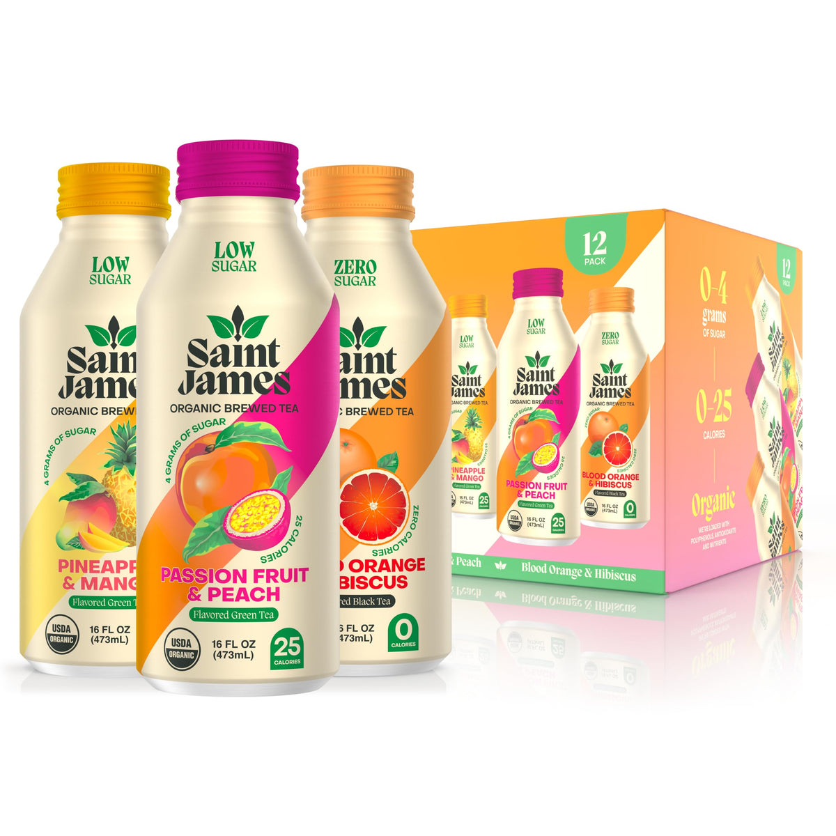 Saint James Paradise Pack with 12 bottles, ideal for gatherings and everyday refreshment.