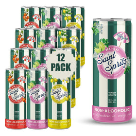 Saint Spritz Virgin Amalfi can with bright orange notes for a refreshing moment