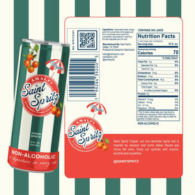 Saint Spritz Virgins bubbles-delicate-sparkle-can emphasize light, refreshing fizz
