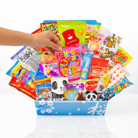 Sakura Box dagashi chocolate, gum, and gummies with varied textures