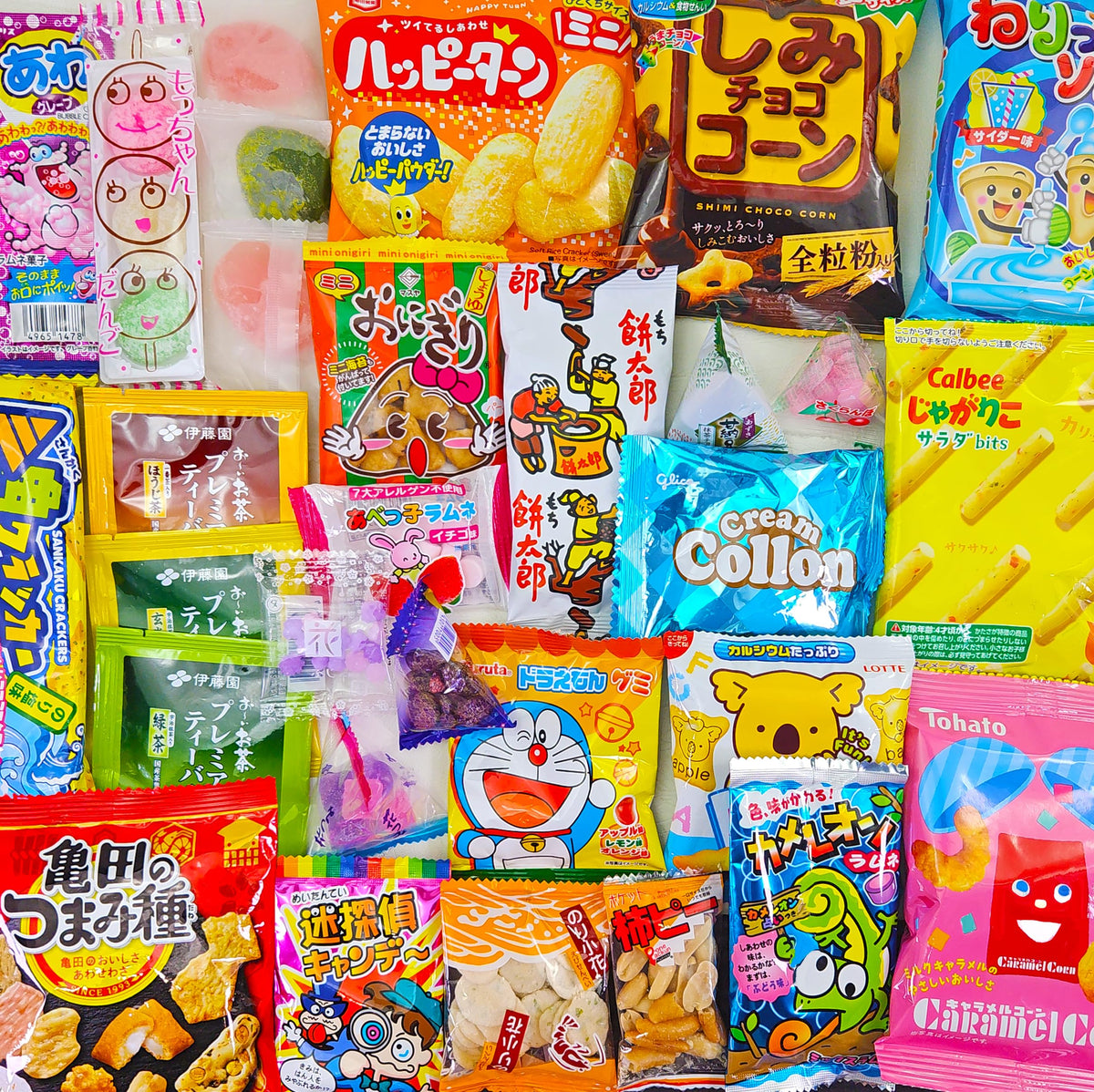 Sakura Box Okashi Share Pack traditional candy closeup highlights authentic flavors.