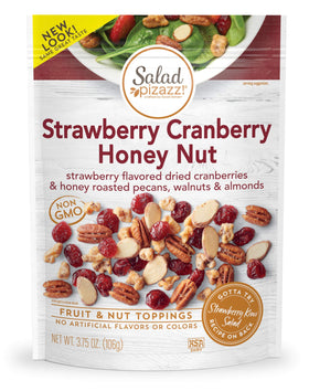 Salad Pizazz Dried Strawberry Cranberries provide bright, fruity topping for fresh salads.