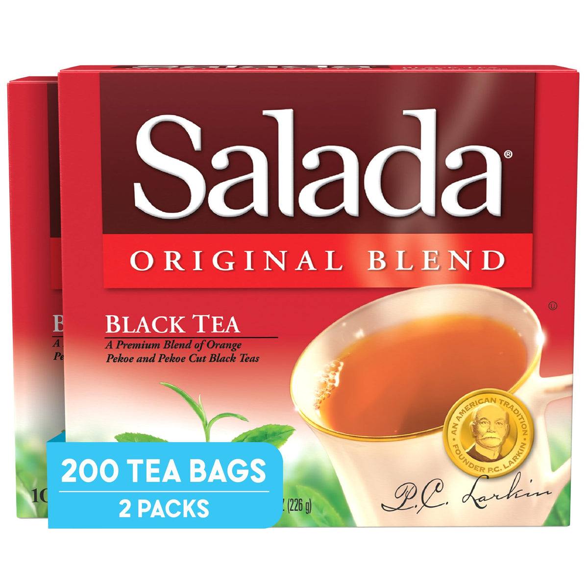 Salada Black Tea original blend box for authentic flavor.