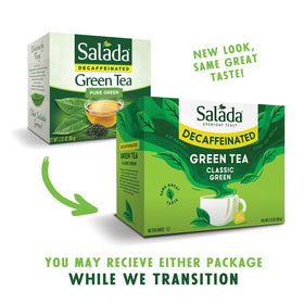 Salada decaf tea ready for refreshing cold brew.