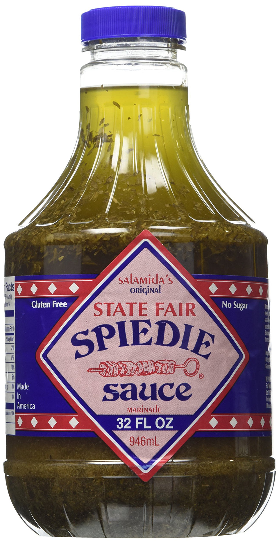 Salamida Spiedie Original Sauce bottle for versatile marinades and bold New York flavor