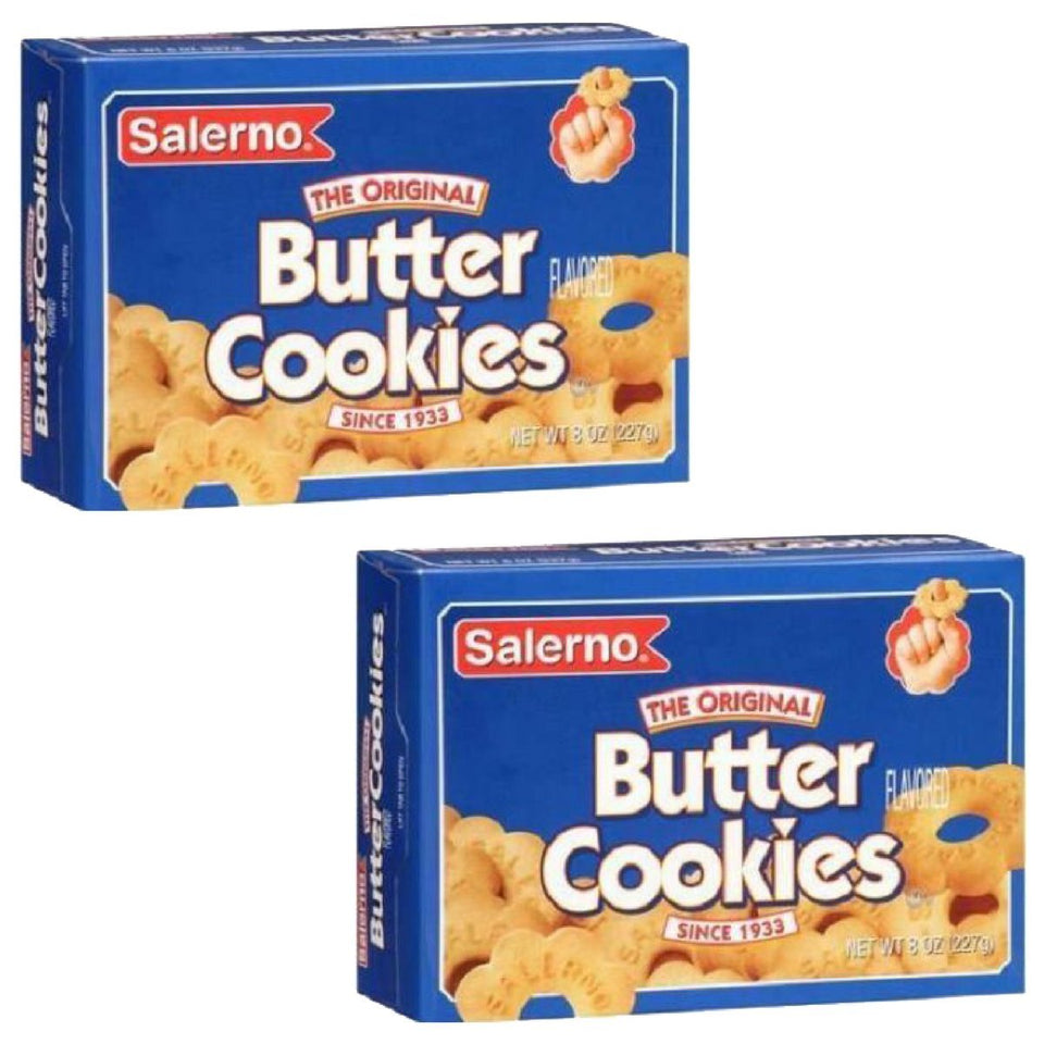 Salerno Original Butter Cookies 2-pack, ideal for gifting and entertaining