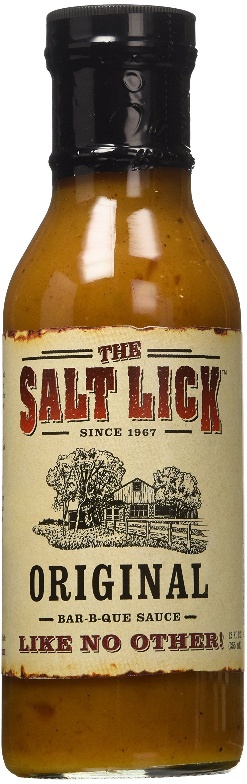 Salt Lick Original BBQ Sauce bottle for grilling and marination use