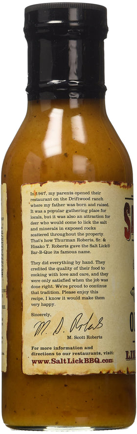 Salt Lick Original BBQ Sauce pack of three for family barbecues and gatherings