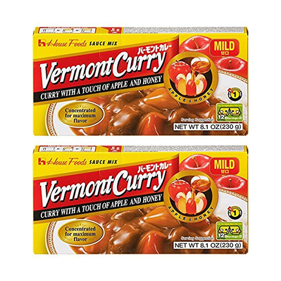 Salthouse Vermont Curry Mild 2-pack front view, ready for weeknight meals.