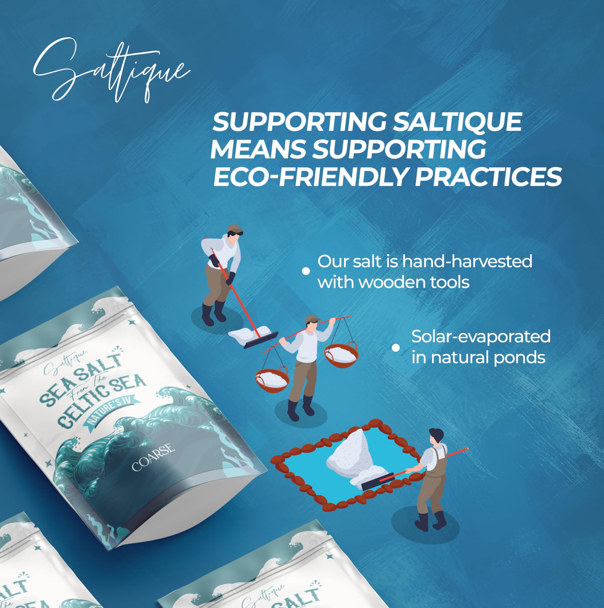 Saltique kitchen-ready sea salt for subtle depth in recipes