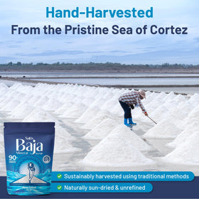 Saltix Baja sea salt in a kitchen bowl ready for cooking.