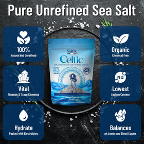 Saltix Grey Sea Salt hand-harvested from Guerande for flavorful finishing