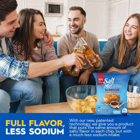 SaltMe BBQ chips nutrition panel notes kosher, non-GMO, gluten-free