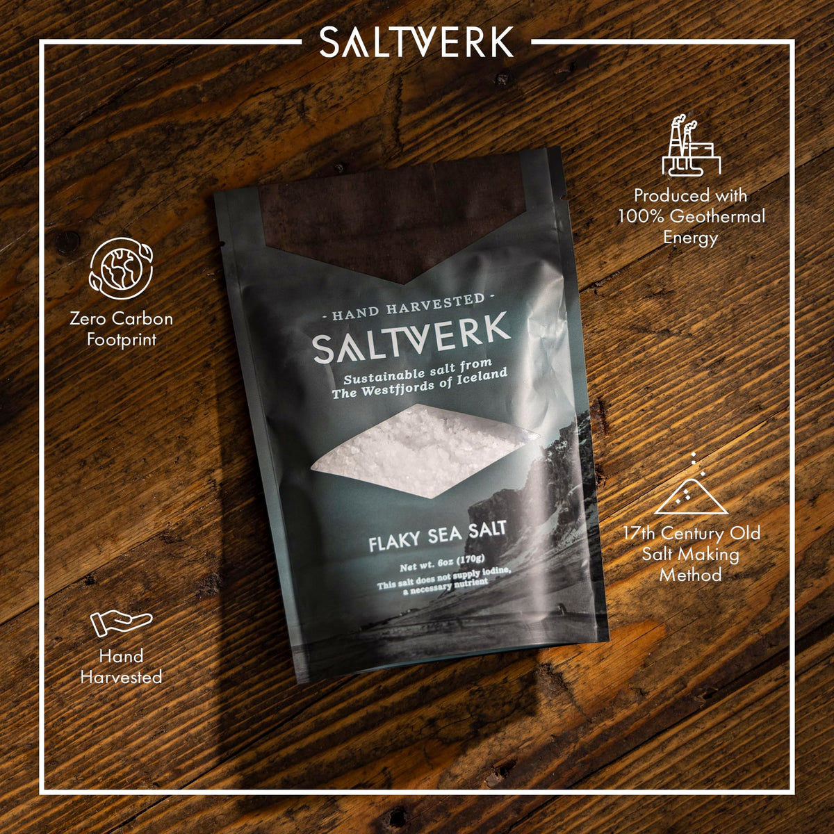 Saltverk crystal flakes in kitchen elevating finishing touches with mineral rich crunch