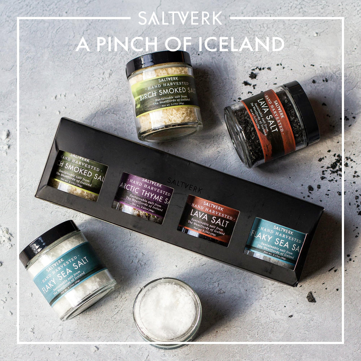 Saltverk gift-ready packaging makes thoughtful kitchen gifting easy.
