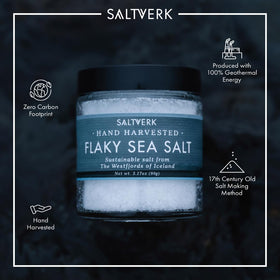 Saltverk Westfjords Iceland scene shows traditional salt production