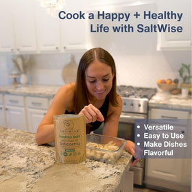 Ingredients panel of SaltWise Salicornia White Salt highlighting natural source