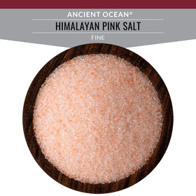 Fine grain Himalayan pink salt from SaltWorks ready for bath and spa.