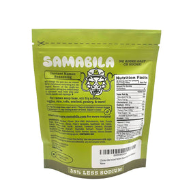 SAMABILA Chicken Lite ramen broth being poured for quick flavor