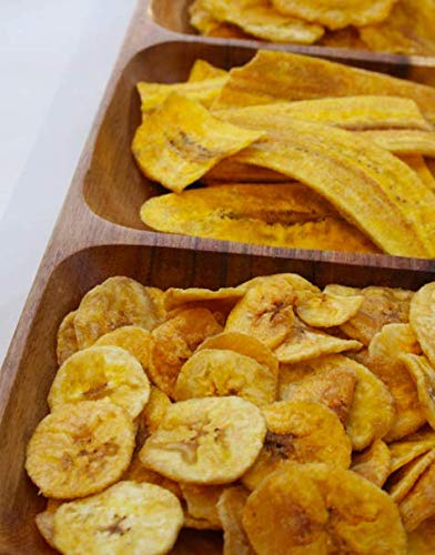 Samai non-GMO plantain chips highlight simple, natural ingredients.