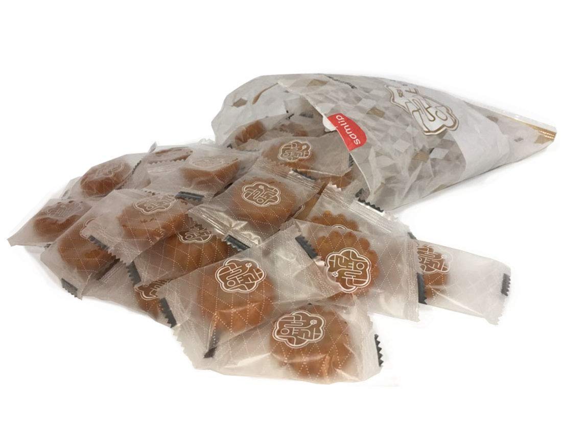 Samlip yakgwa cookies served on a plate with tea, perfect afternoon break.