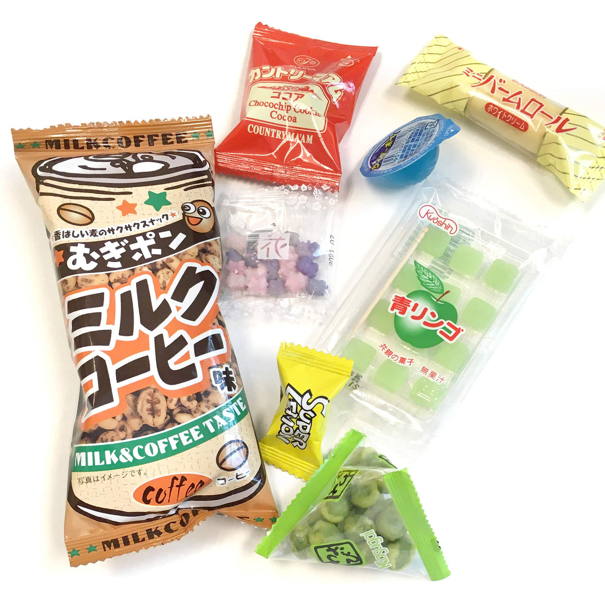 Samurai Kid Hokkaido Matcha Milk Candy, creamy green tea treat.