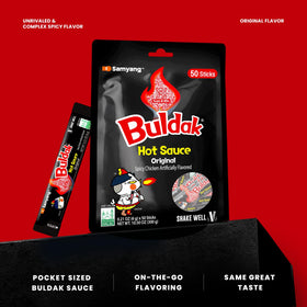 Samyang Buldak ramen topping for authentic flavor.