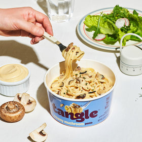 Samyang Tangle al dente air-dried linguine offers a firm bite that holds sauce.