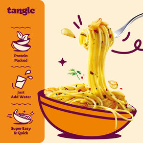Samyang Tangle plate-ready meal for serving at home.