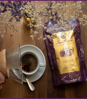 San Alberto espresso shot preview, bold and smooth for home use