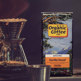 SAN FRANCISCO BAY aroma-steam cup hints at rich, mellow decaf notes