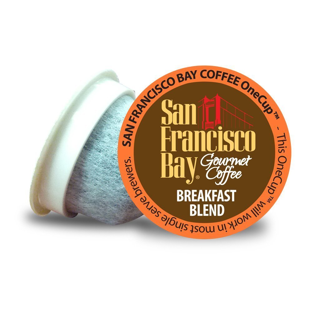 San Francisco Bay Breakfast Blend One Cup for Keurig, quick, convenient morning brew.