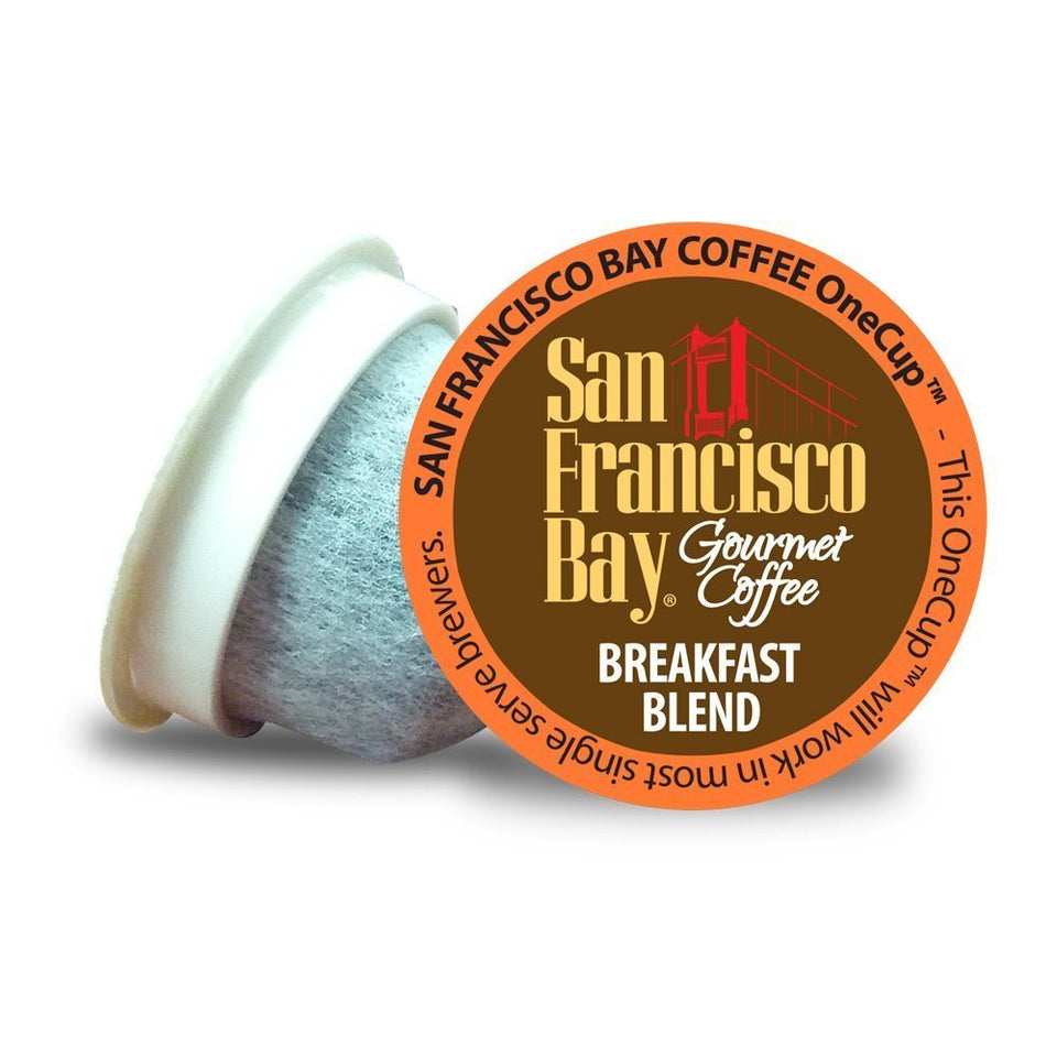 San Francisco Bay Breakfast Blend One Cup for Keurig, quick, convenient morning brew.